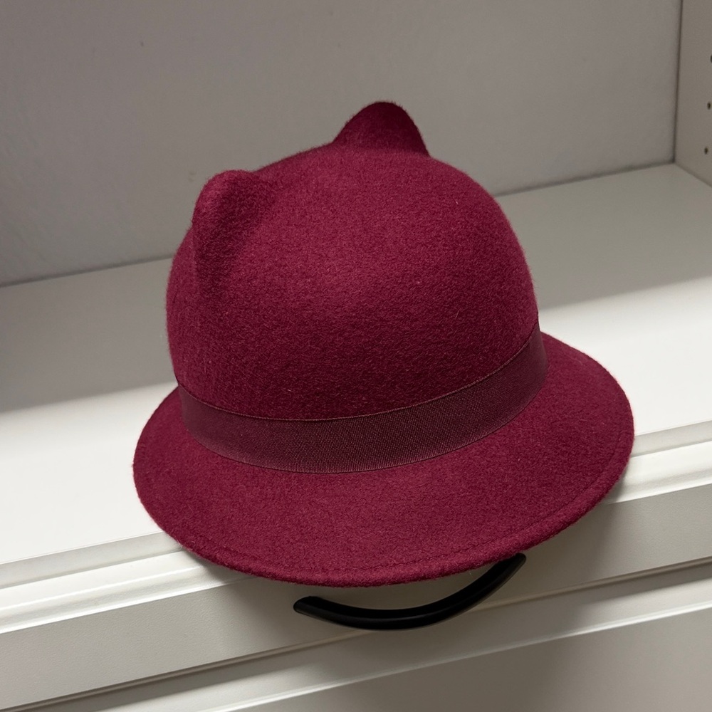 Zara Kids 100% wool cat ear hat